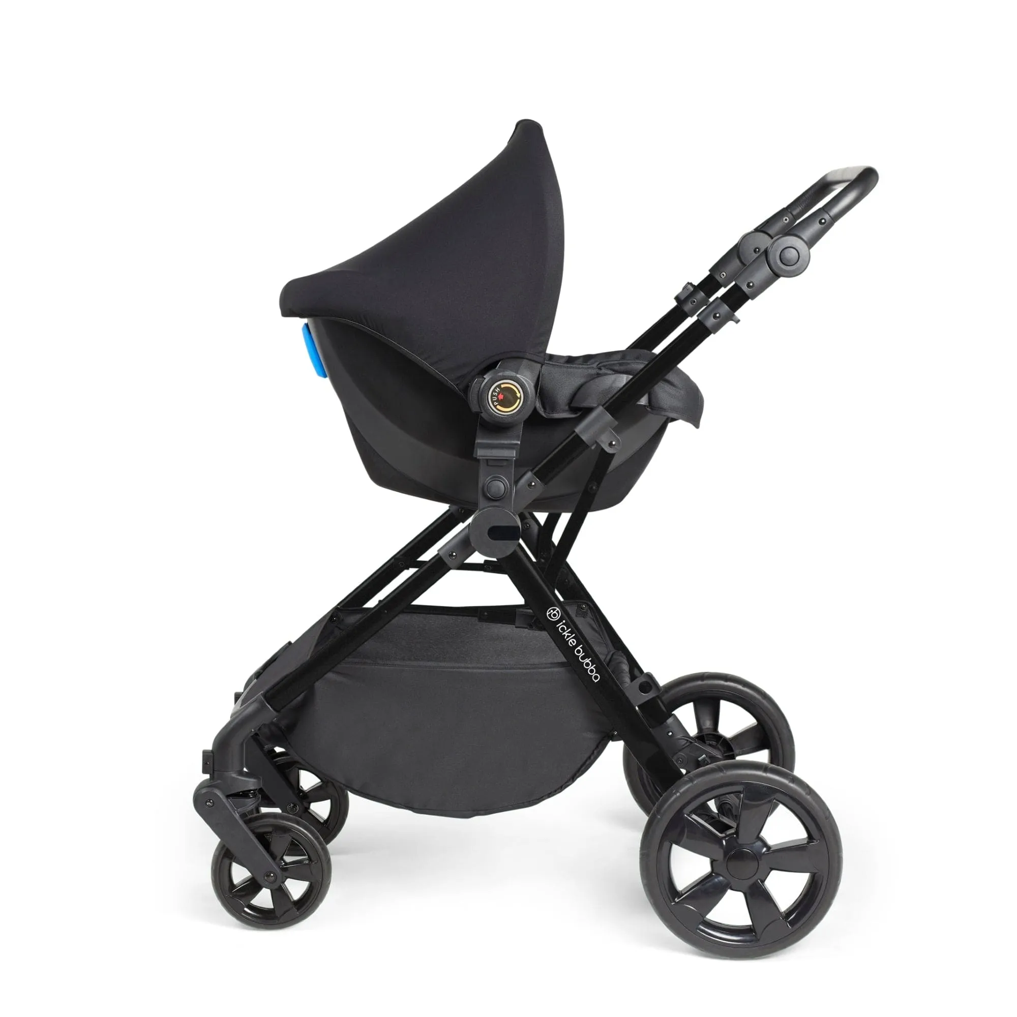 Ickle Bubba Comet 3-In-1 Travel System With Astral Car Seat - Black