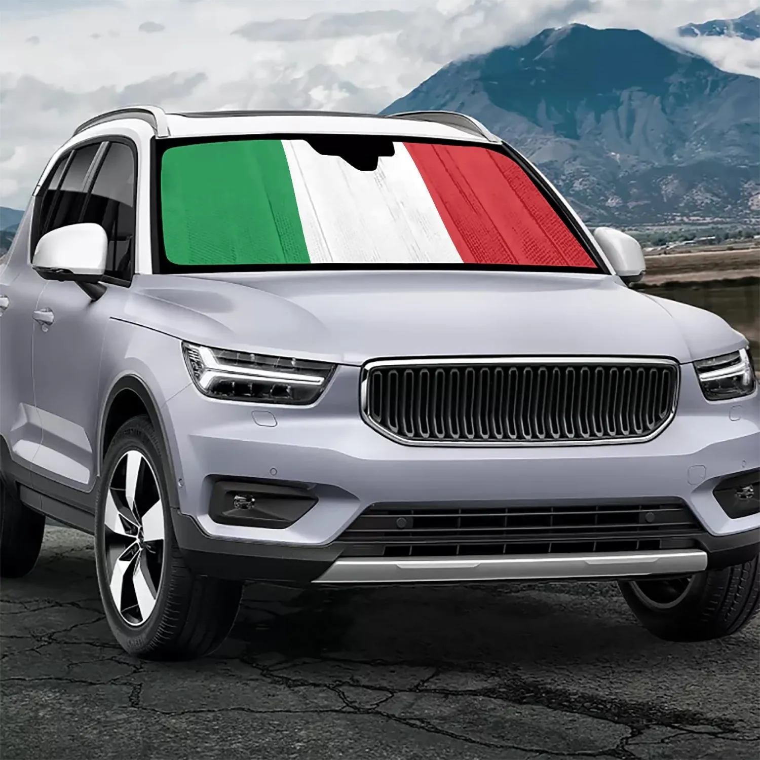 Italy Flag - Car Sun Shade