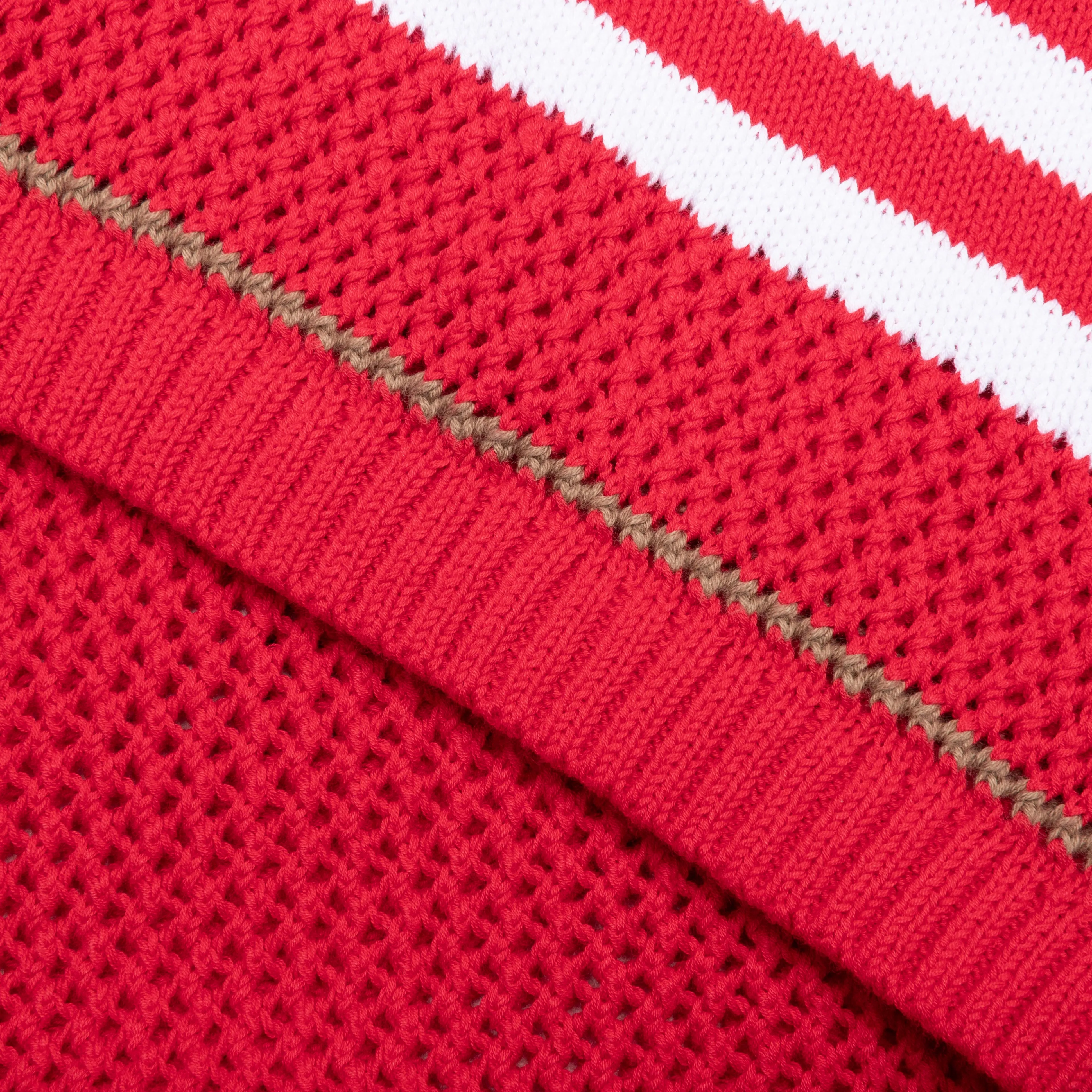 Knit 24 Football Shirt - Cherry