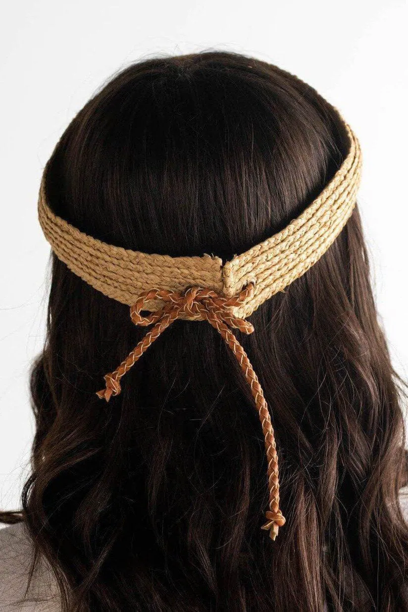 Laila Raffia Visor