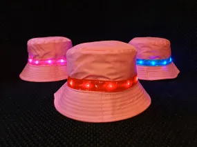 Light-up Pink Bucket Hat