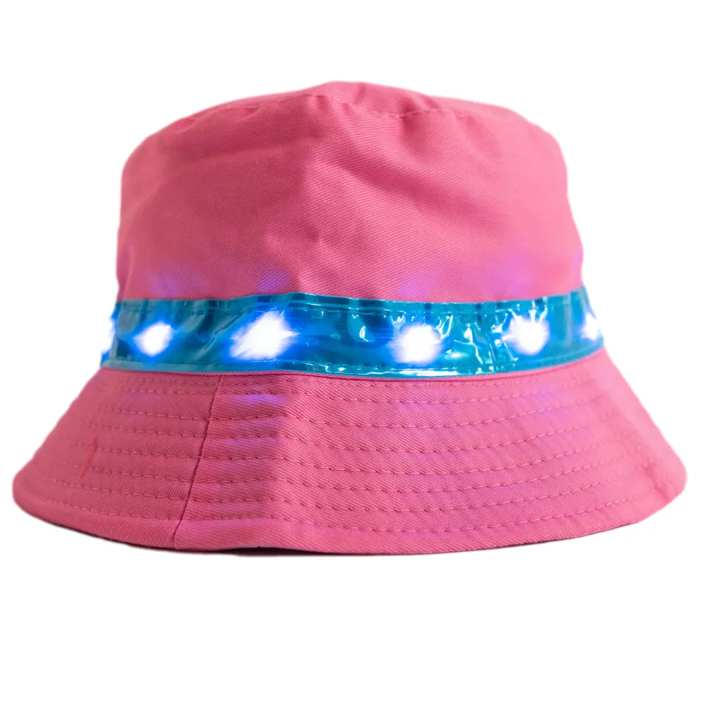 Light-up Pink Bucket Hat