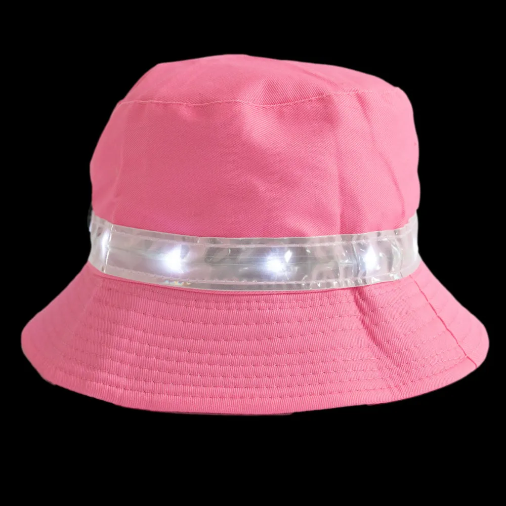 Light-up Pink Bucket Hat