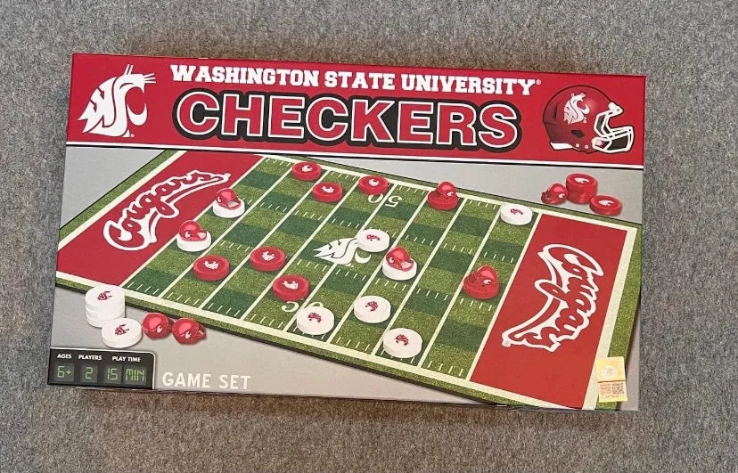 MasterPieces WSU  Checkers Game