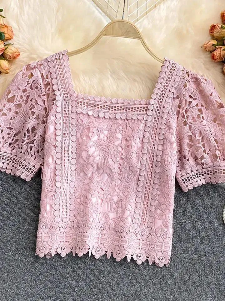 Meltem Crochet Blouse