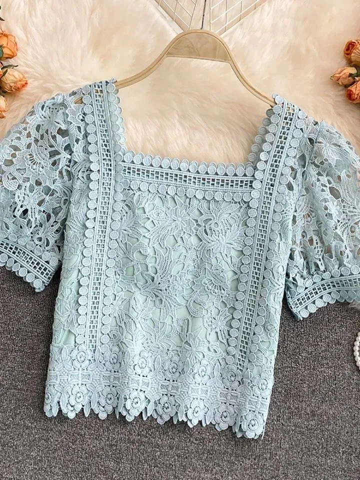 Meltem Crochet Blouse