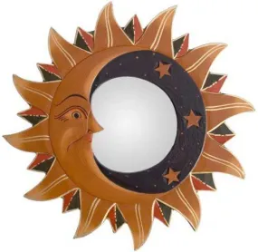 Mirror, Sun, Moon & Stars Gold 12in.