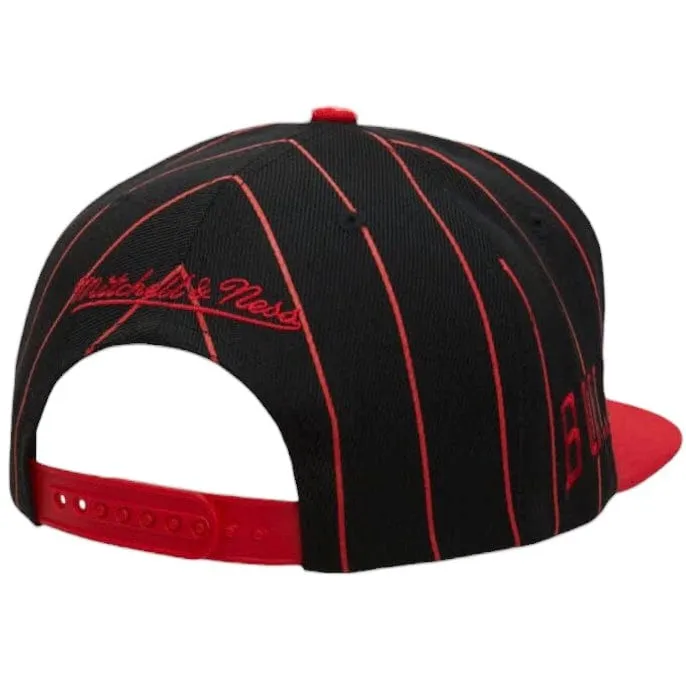 Mitchell & Ness Nba Chicago Bulls Team Pin Snapback (Black)