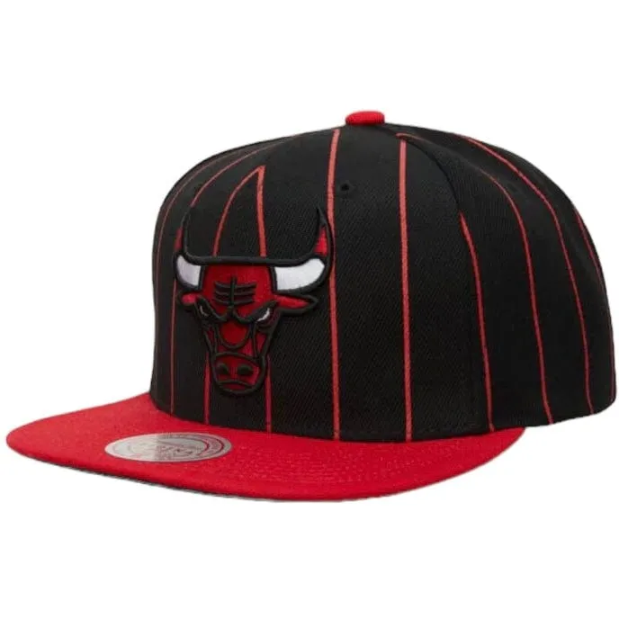 Mitchell & Ness Nba Chicago Bulls Team Pin Snapback (Black)