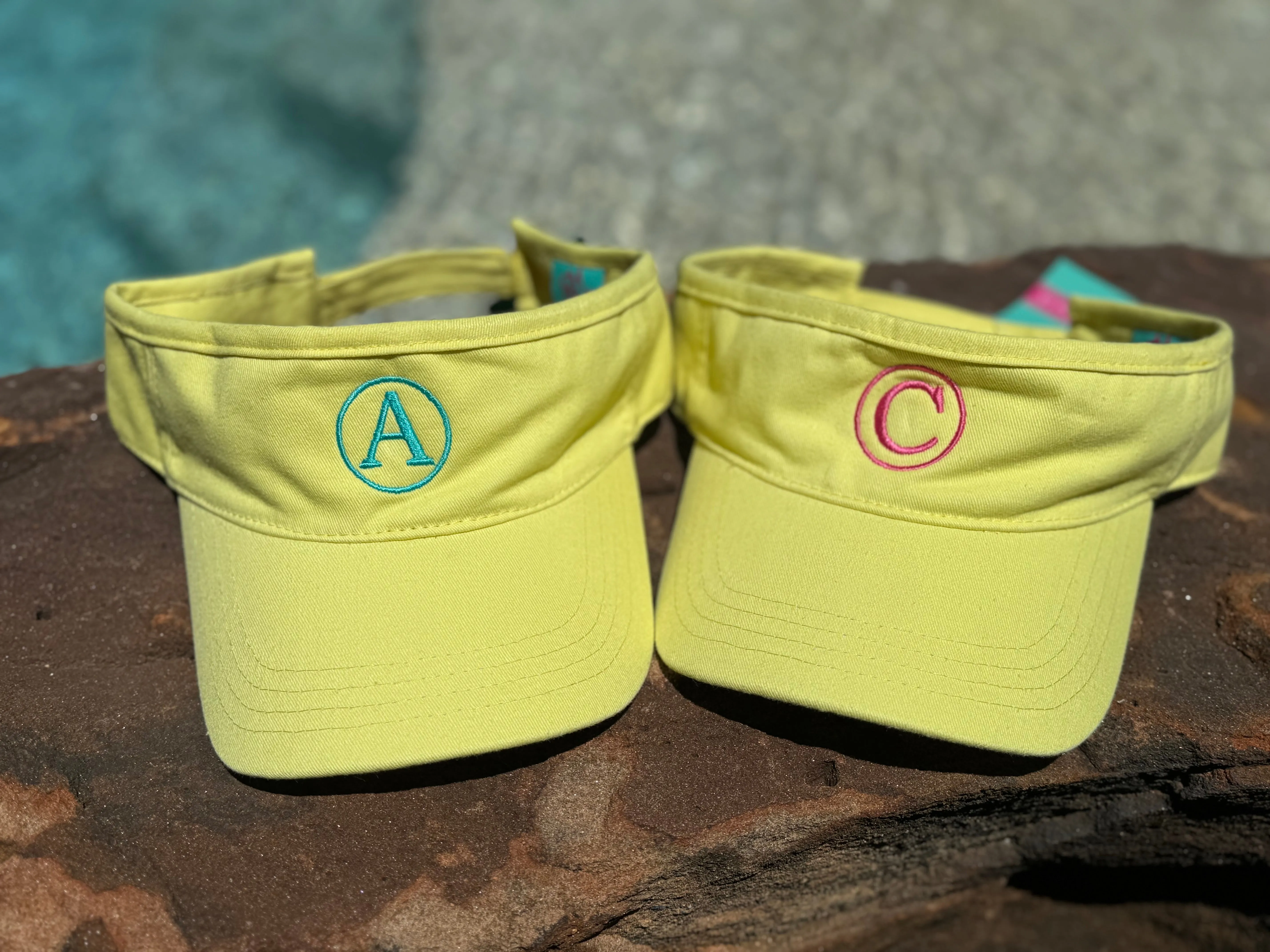 Monogrammed Visors