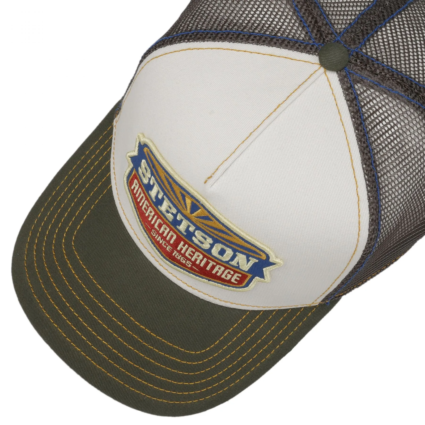 New American Heritage Trucker Cap, Grey