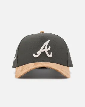 New Era Atlanta Braves 'Moss Canvas Wheat' 9FORTY A-Frame Snapback Moss Canvas/Ivory