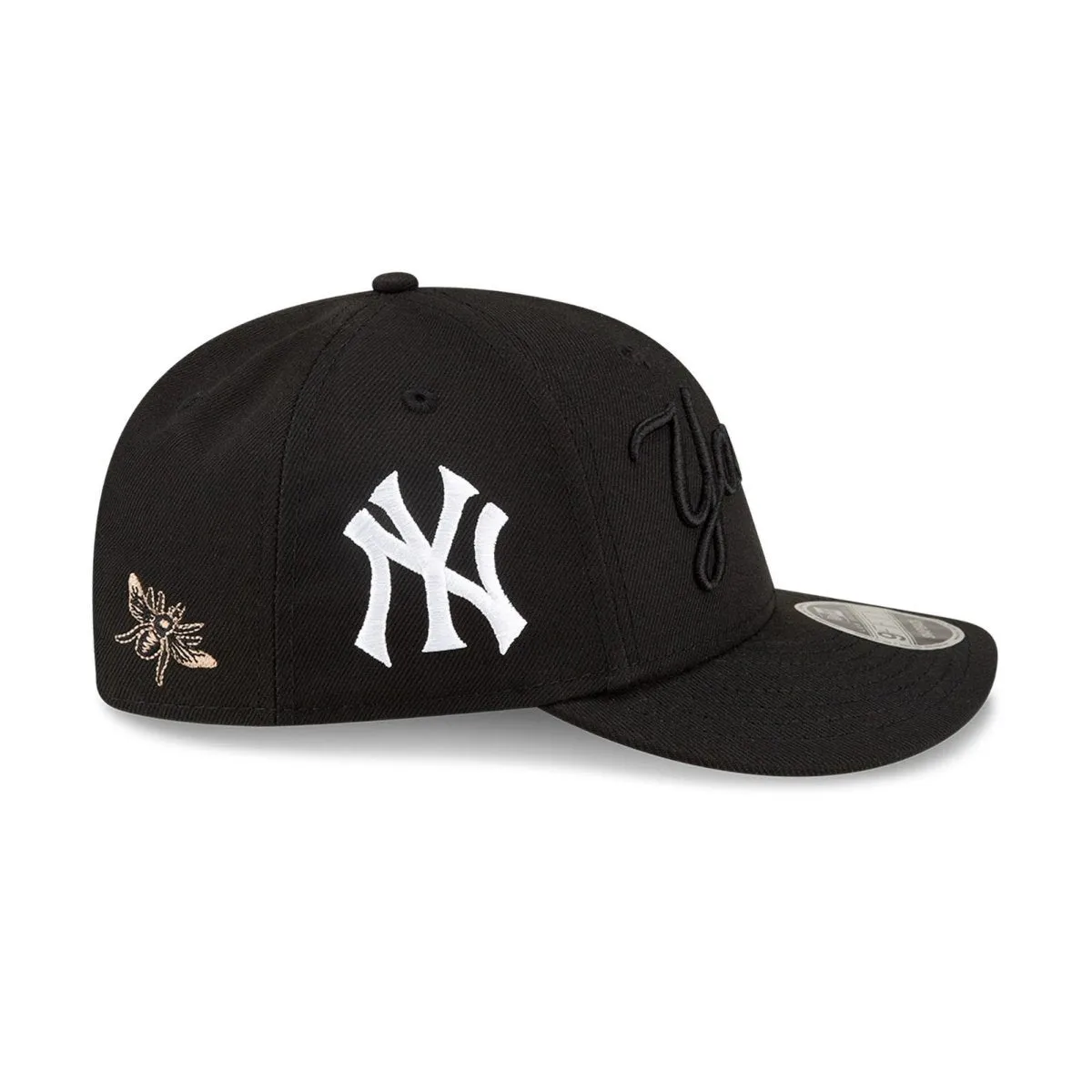 New Era X Felt New York Yankees Low Profile 9FIFTY Snapback Black