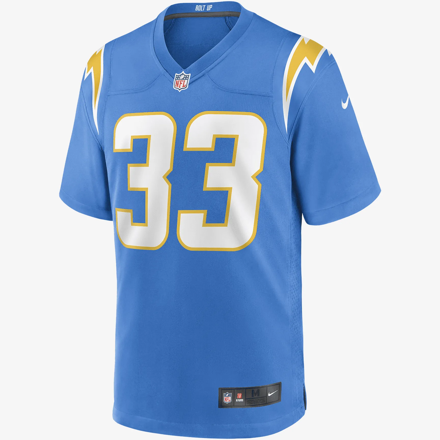 NFL Los Angeles Chargers (Derwin James) Men's Game Football Jersey - Italy Blue