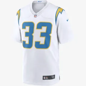 NFL Los Angeles Chargers (Derwin James) Men's Game Football Jersey - White