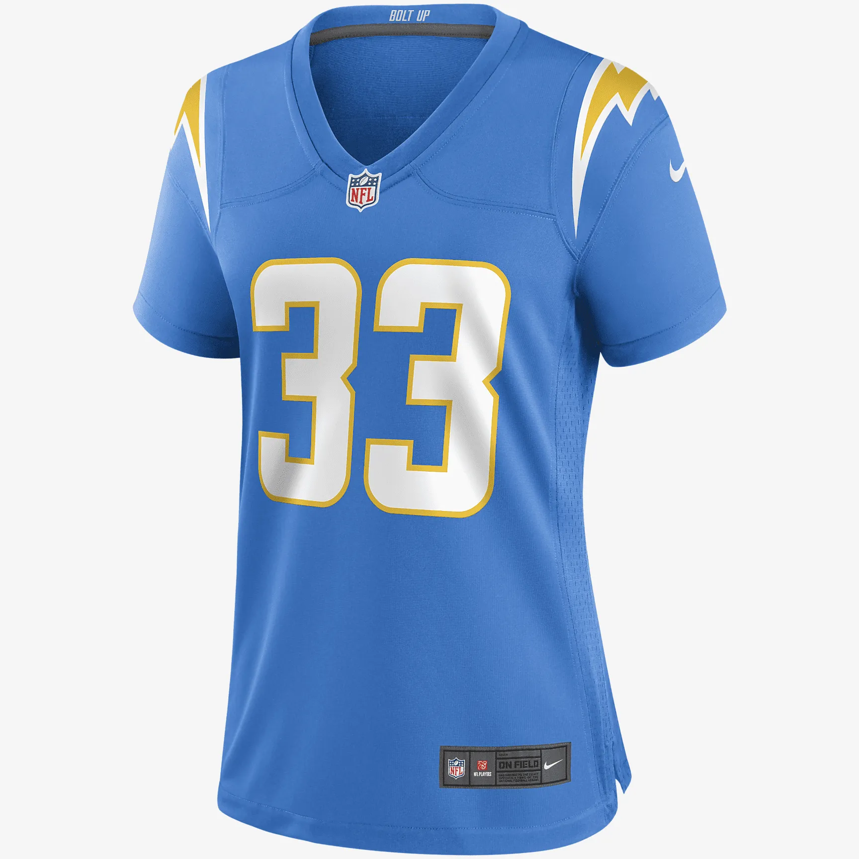 NFL Los Angeles Chargers (Derwin James) Women's Game Football Jersey - Italy Blue