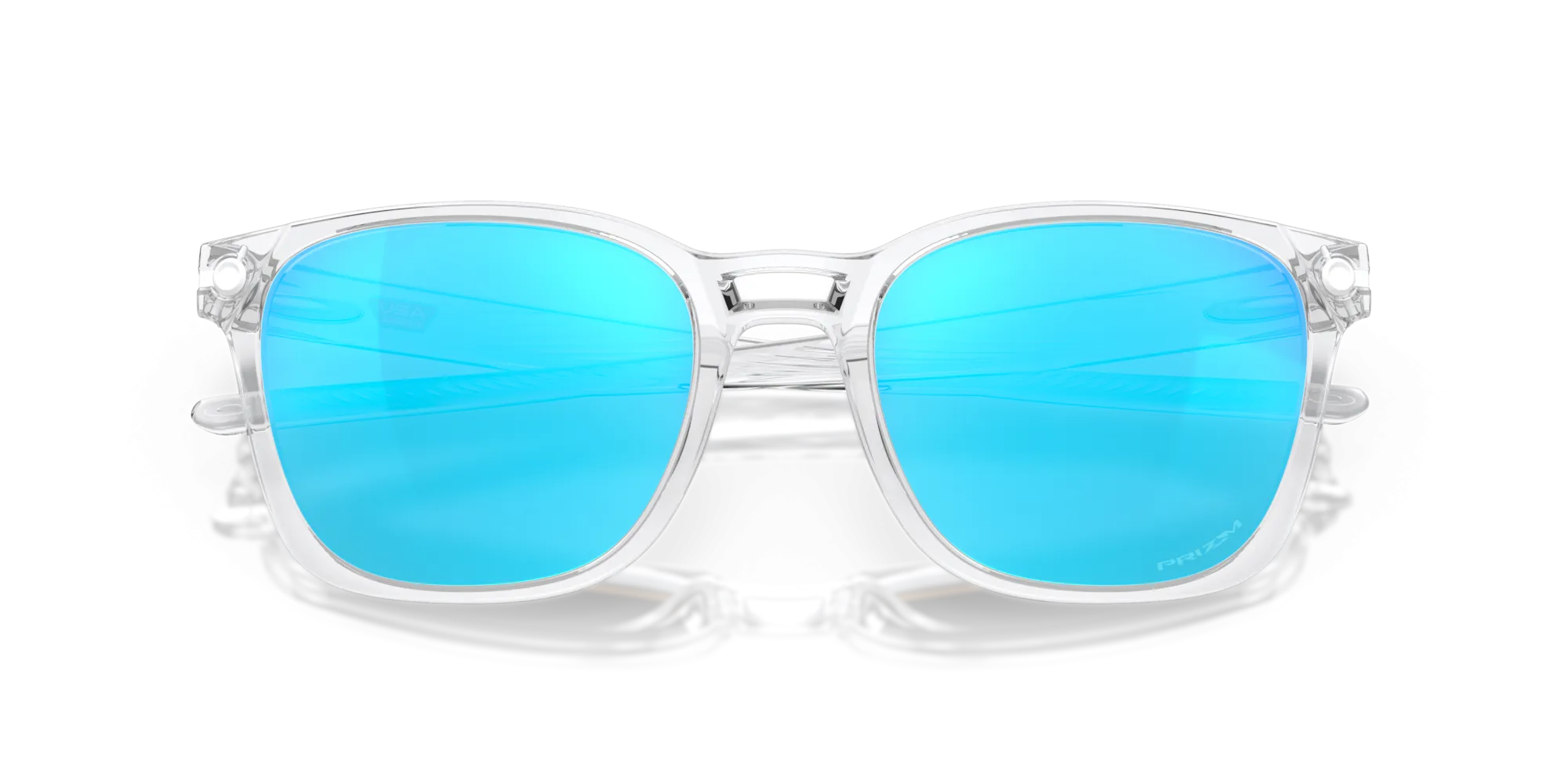 Oakley Ojector Prizm Sapphire Lenses Matte Clear Frame