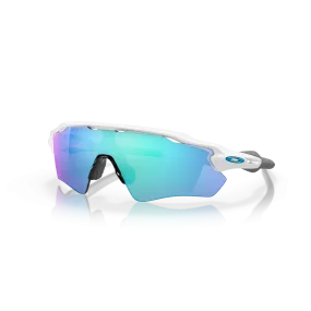 Oakley Radar EV Prizm Sapphire Lenses - Polished White Frame