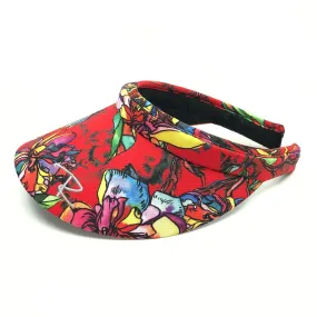 Radicool Golf Visor Red Rose