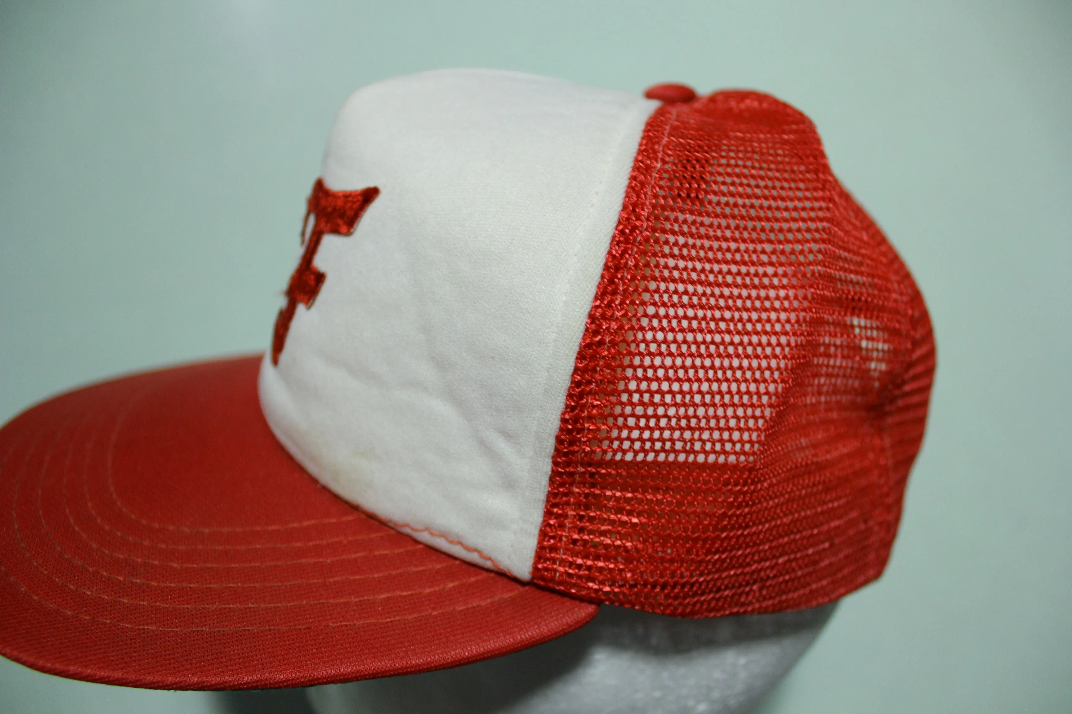 San Francisco 49ers Football Initials Vintage 80's Adjustable Back Snapback Hat