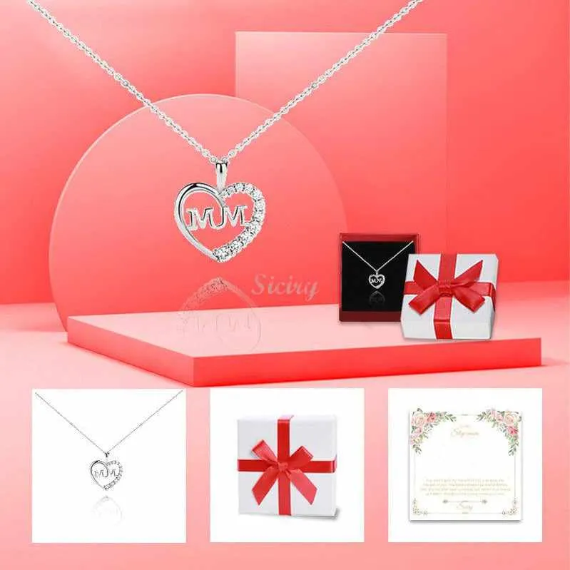 Siciry To Step mom-Love Heart Necklace-