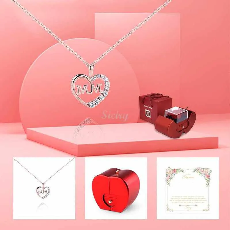 Siciry To Step mom-Love Heart Necklace-