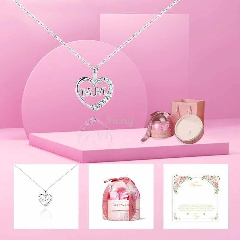 Siciry To Step mom-Love Heart Necklace-