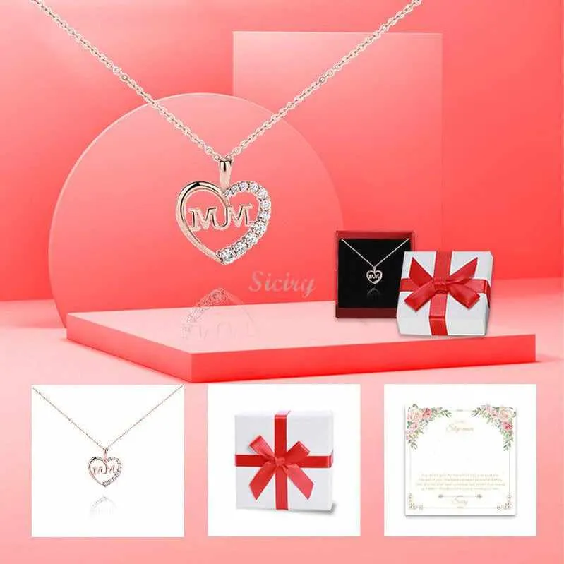 Siciry To Step mom-Love Heart Necklace-