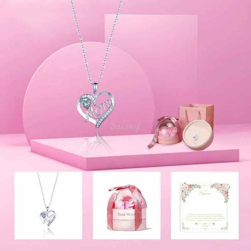 Siciry To Step mom-Love Heart Necklace-