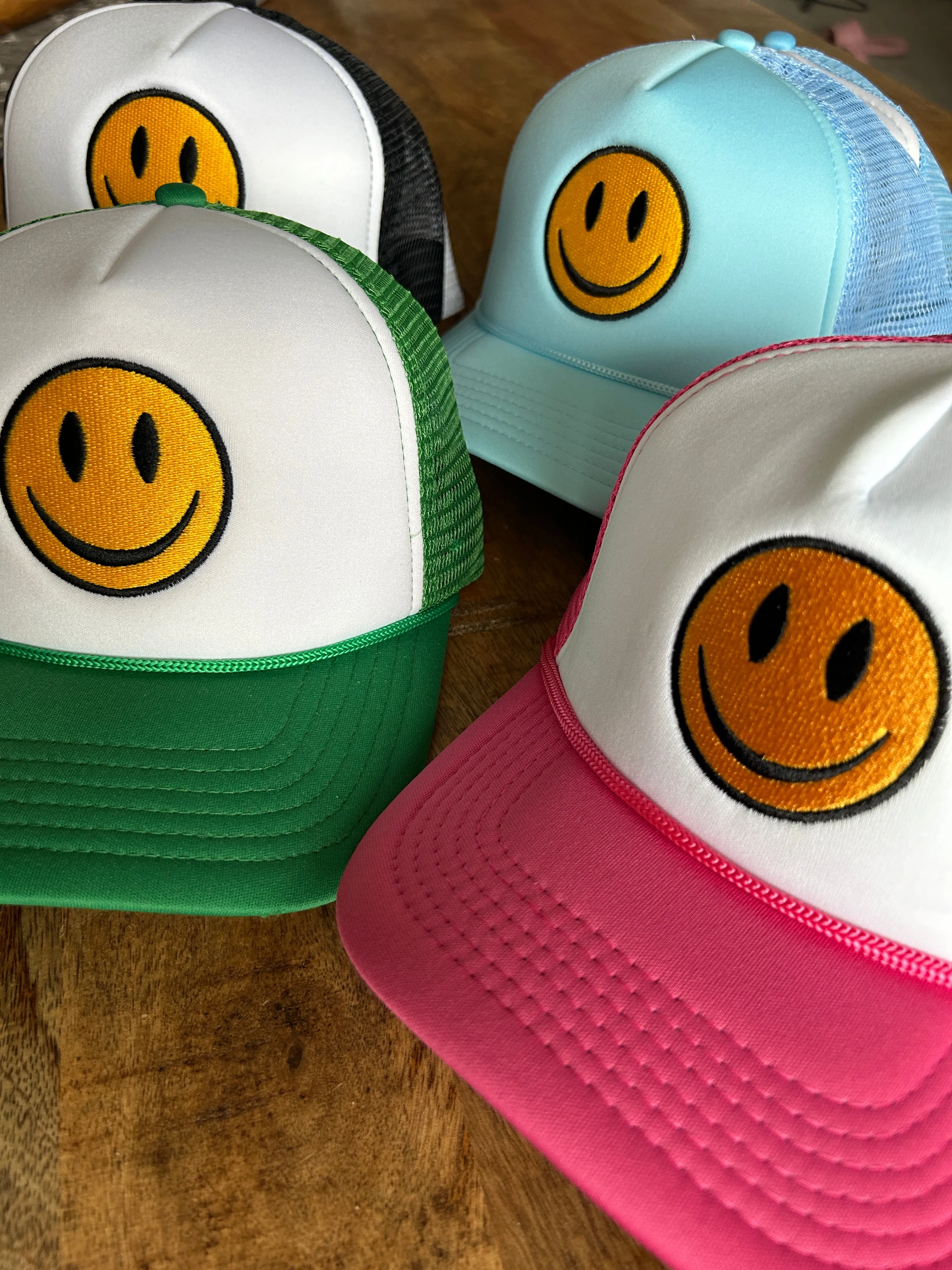 Smiley Trucker Hats