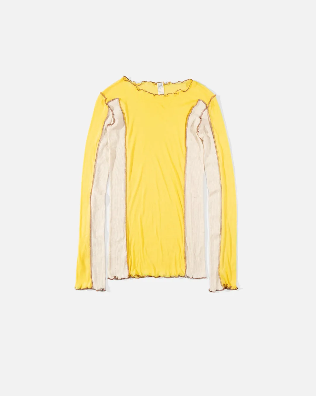 Sun Longsleeve - Undyed / Sun Yellow