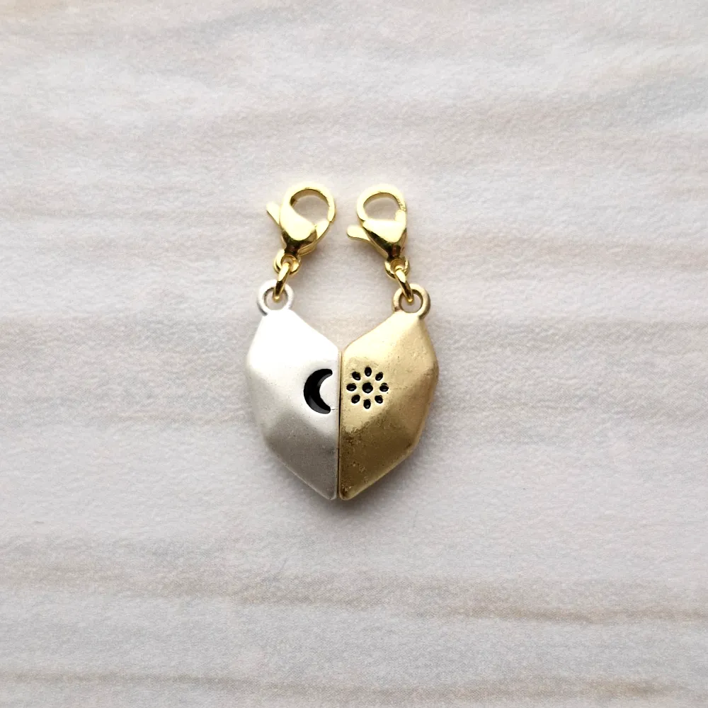 'The Sun to my Moon' Gold Sun Charm