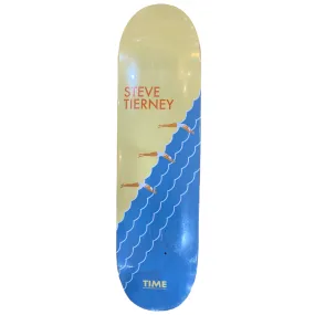 Time Steve Tierney Tierney Series Football Shape Deck 8.25